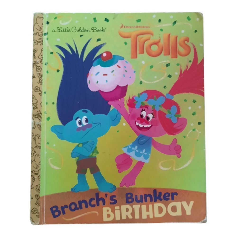 DreamWorks Trolls Branch's Bunker Birthday Book